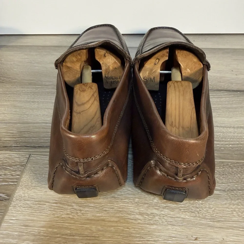 To Boot New York Palo Alto Driving Shoe Loafer- Tan Brown Leather- 11.5 US